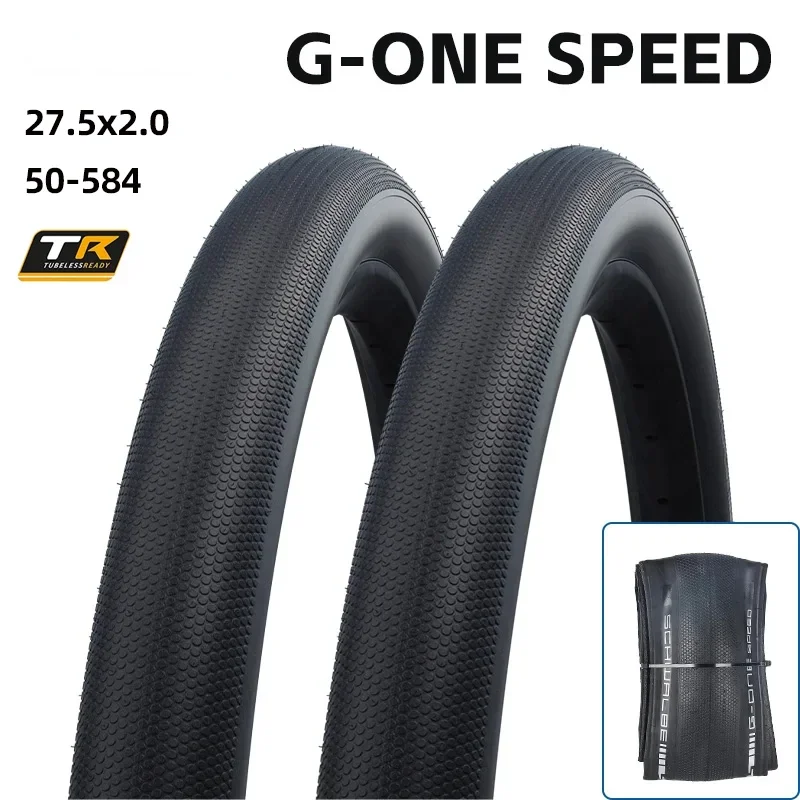 G-ONE SPEED Tubeless Foldable MTB Tire RaceGuard ADDIX Touring Bicycle Tyre 27.5x2.0 50-584 Gravel Bike Non Tube Tires