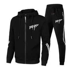 Men's Tracksuit Hot Sales Parkas Coat Sweatpants Two Piece Set Travel Hoodies Casual Sweatshirts Men Suit Daily Fashion Clothing