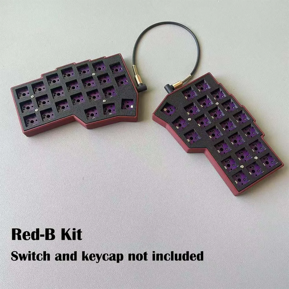 Corne V4.1 Split Ergonomics Teclado mecánico MX intercambiable en caliente con cable South RGB VIAL totalmente rogrammable