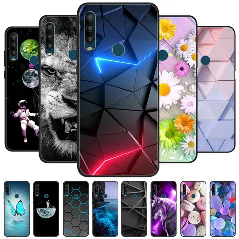 Alcatel 1S 2020 5028Y 5028D 커버 Fundas 1V 2020 소프트 실리콘 전화 백 Coque Alcatel 3L 2020 케이스 범퍼 블랙