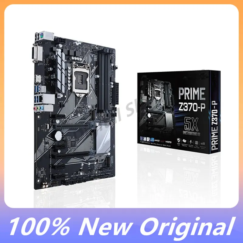 Brand New Original PRIME Z370-P Board LGA1151 DDR4 64GB I7/i5/i3 PCI-E 3.0 64GB Z370 Motherboard