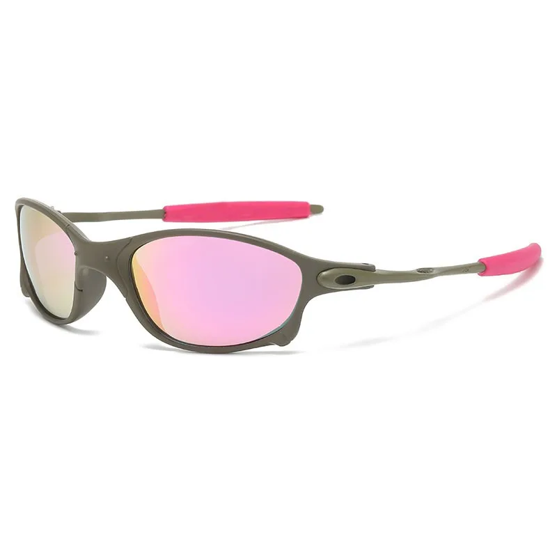 Colorful Fashion Sunglasses UV Protection Shades for Women Y2K Metal Frame Sun Glasses Trendy Decorative Eyewear Ultraviolet - view 5