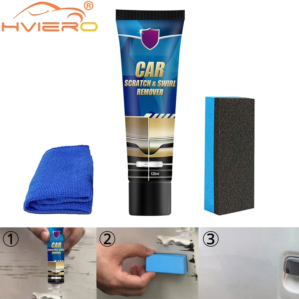 

Car Scratch Swirl Remover Care Curing Auto 120ml Repair Tools Polishing Wax Anti Accessories Restoration Paints Agent Cleaning