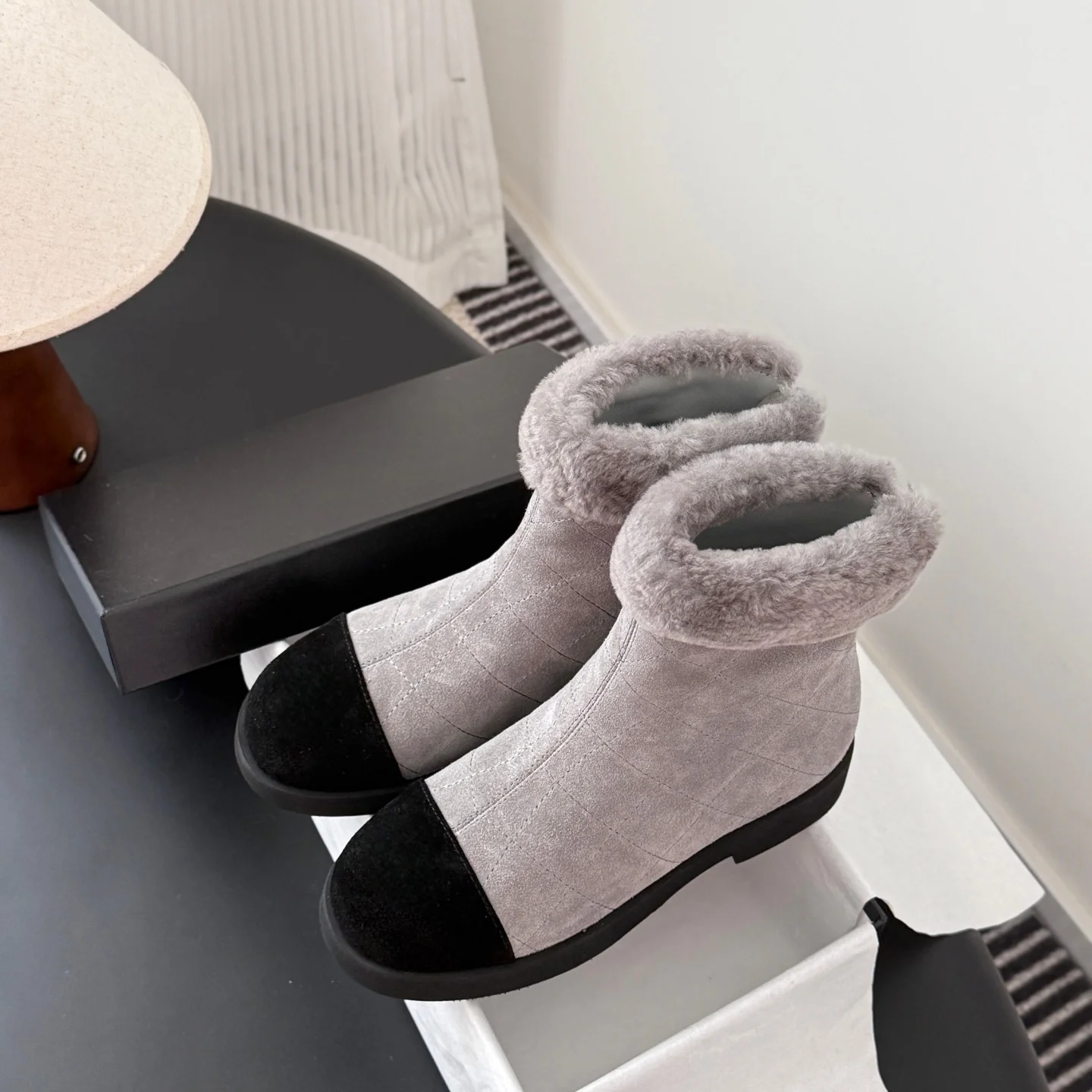 Round Head Retro Thick-soled Snow Boots Women's 2026 New Heightening Versatile Velvet Thickened Warm Cotton Boots Short Boots