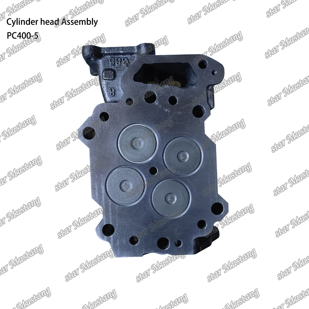 6D125 PC400-5 Cylinder Head Assembly 6251-11-1100 6151-11-1101 6251-11-1102 Suitable For Komatsu Engine