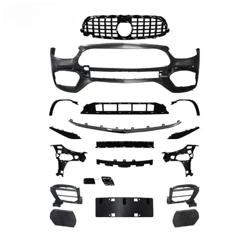 

Car Modified 2021 E63 Style Bumper With Grille Body Kit For W213 Modified To E63 1:1 Style