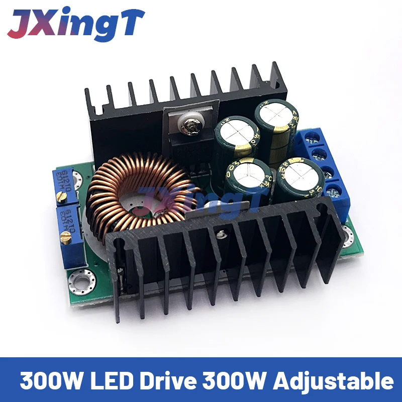 Módulo de fuente de alimentación ajustable para Arduino, convertidor reductor de 5-40V a 300-35V, controlador LED, 1,2 W, XL4016 DC-DC Max 9A