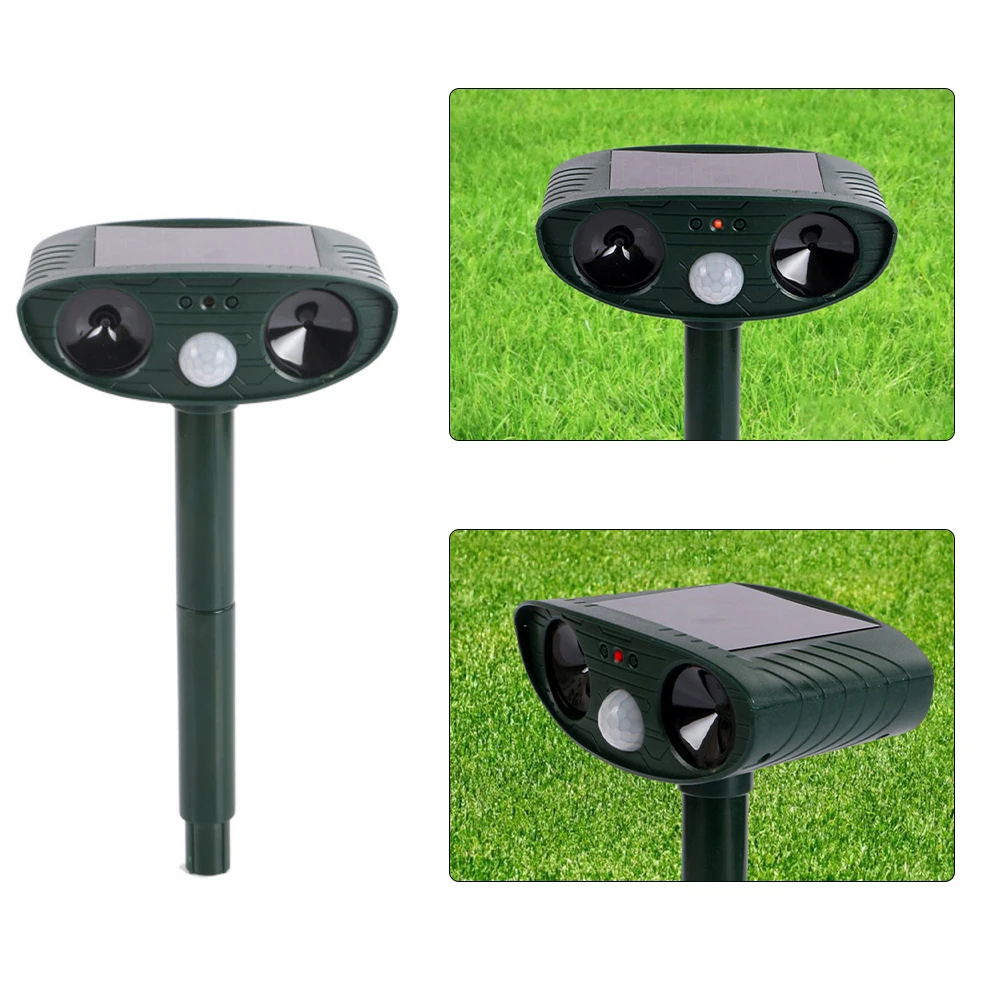 

1PCS Outdoor Solar Animal Repeller With Motion Sensor Waterproof Cat Repeller For Electrical Equipment Tool Accessory