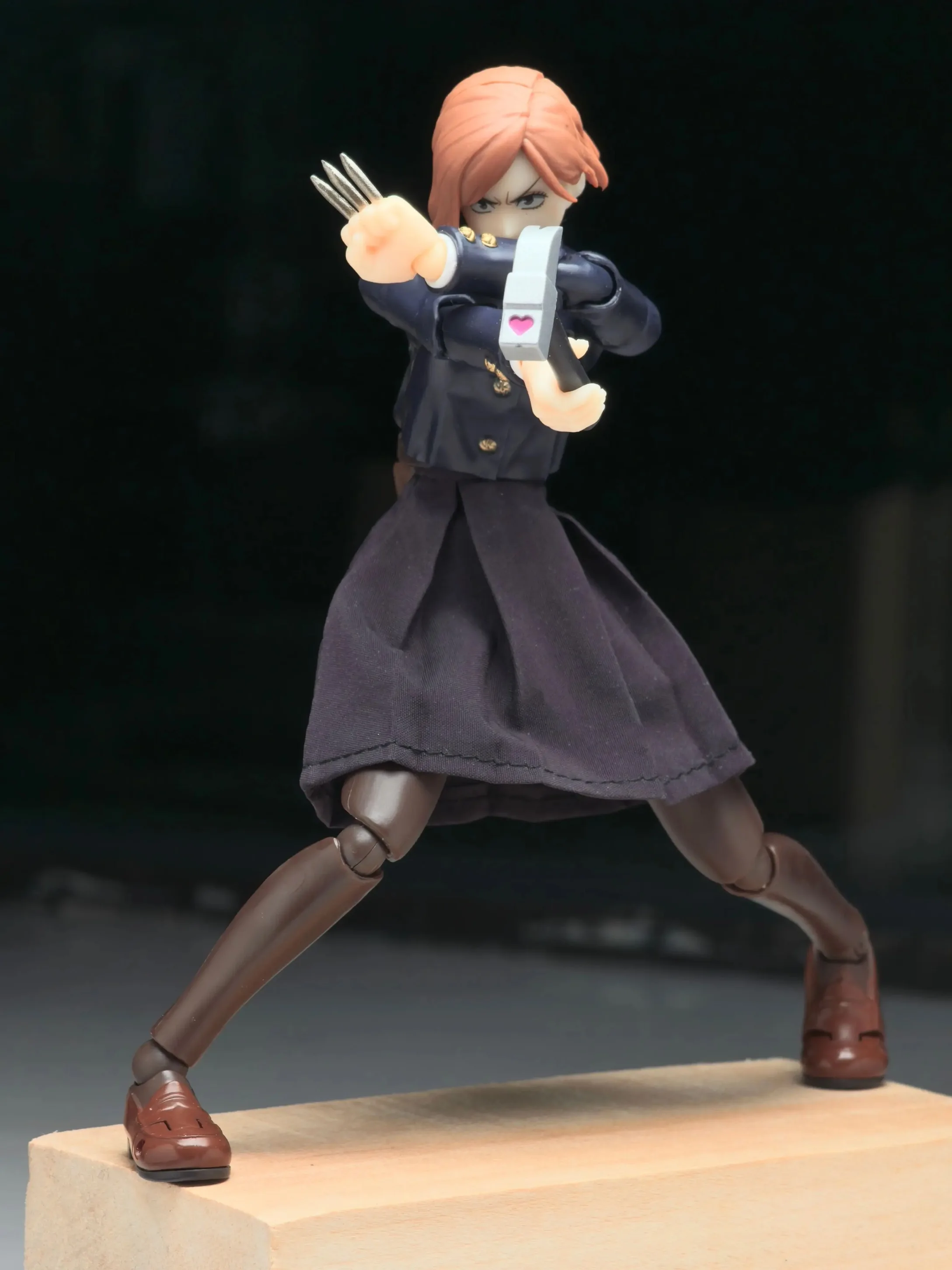 SHF Jujutsu Kaisen Kugisaki Nobara Skirt Anime Action Figurine Cloth Skirt Model Toy Accessories Built In Iron Wire