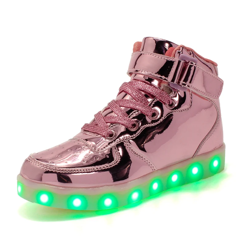 New Led Pour Children Shoes With Light Up Schoenen Kids Chaussure Lumineuse Enfant Garcon Casual Boys Lighting For Girls Filles