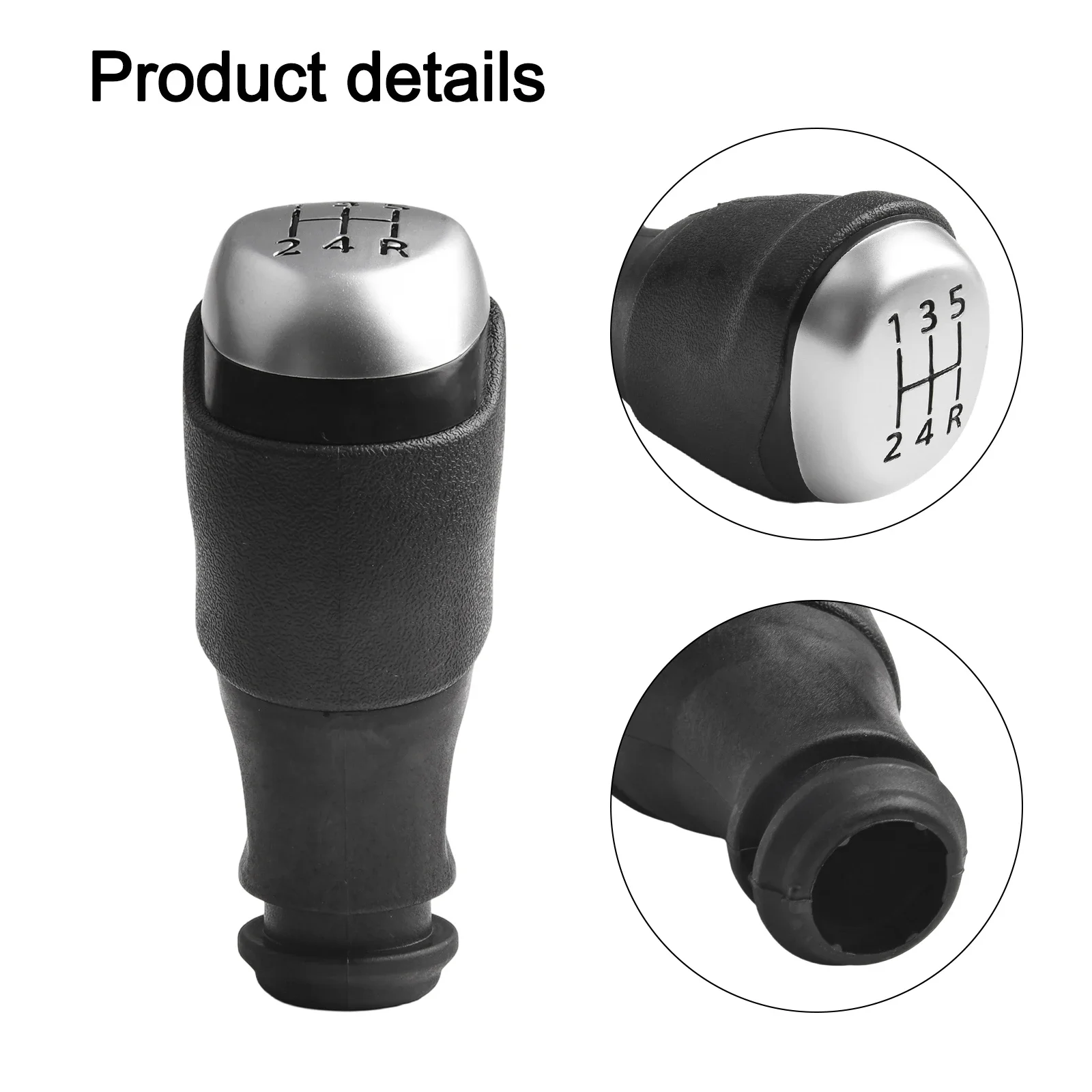 Car Shift Hand Ball Gear Lever Speed Ball Gear Shift Knob Matte Silver With 5 Speed FOR Renault For Clio 4 IV MK4 2012-2019 Acce