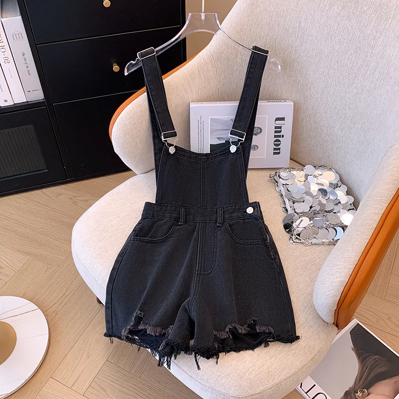 

Rompers Women Solid Korean Style High Waist Loose Summer Casual Fashion All-match Simple Pure Wide Leg Vintage Streetwear Y2K