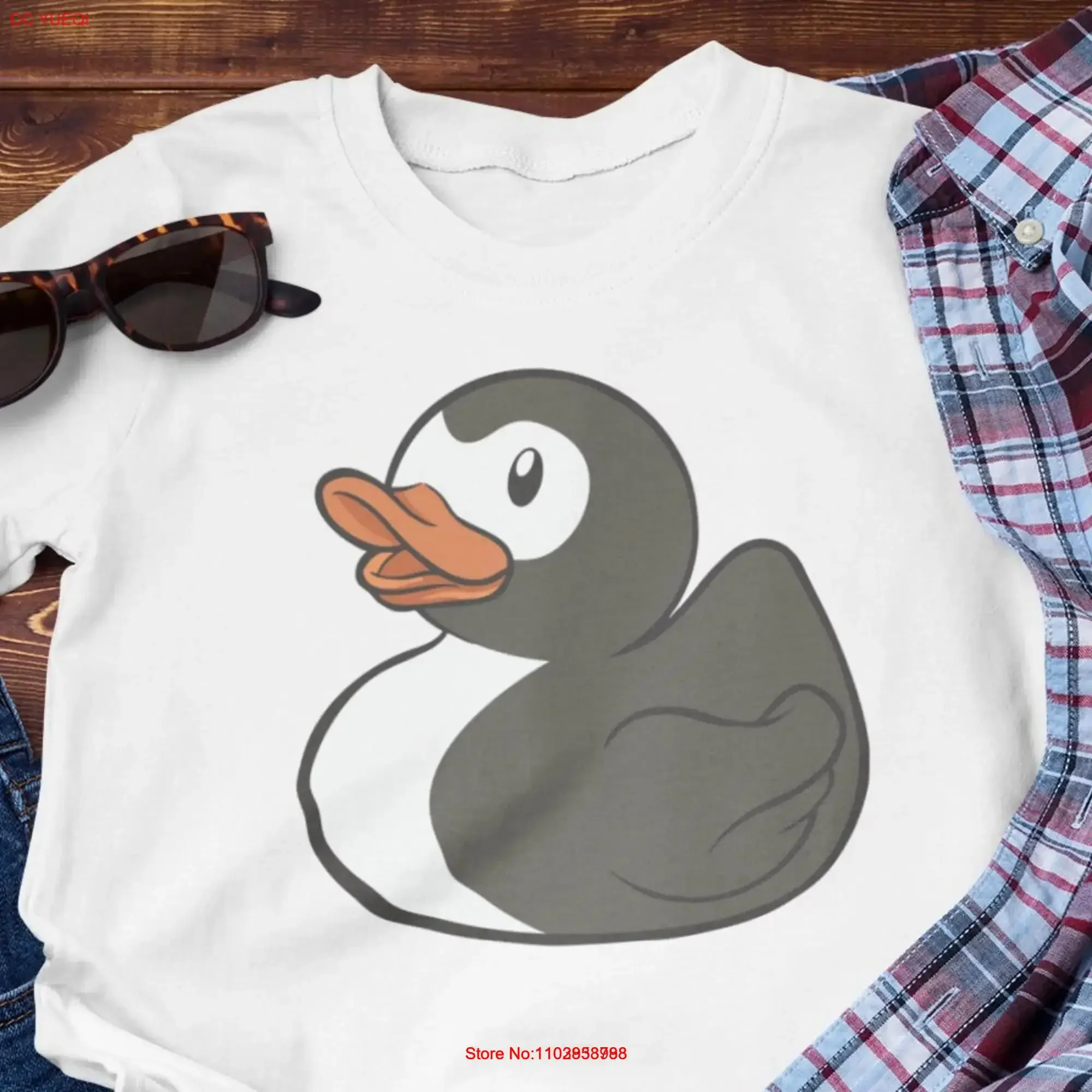 Rubber Duckie Pinguin T Shirt Duck Dad Brother Mom of the Birthday Boy Girl Bathtub Duckies long or short sleeves