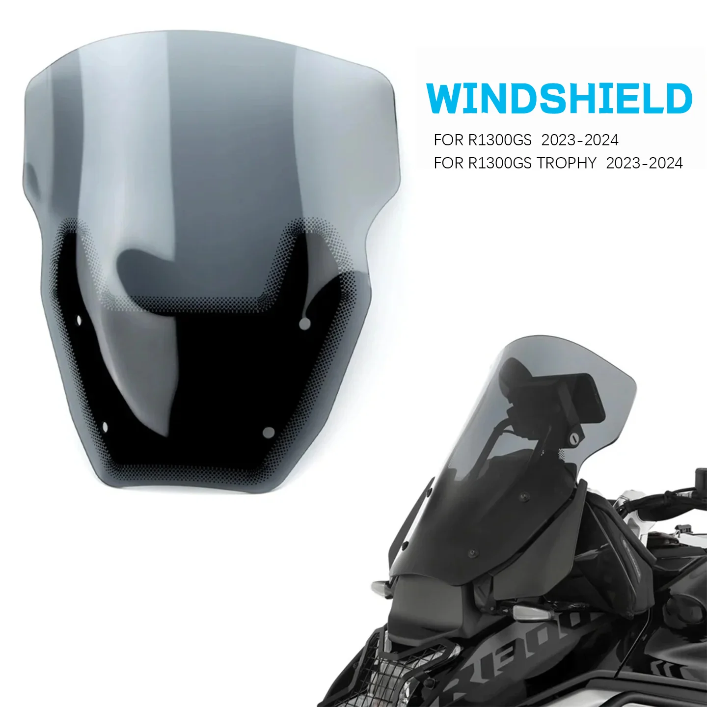 R1300GS Motorcycle NEW Fairing Windshield Windscreen GS Wind Deflector Protector Screen Cover For BMW R 1300 GS R1300 GS1300 24-
