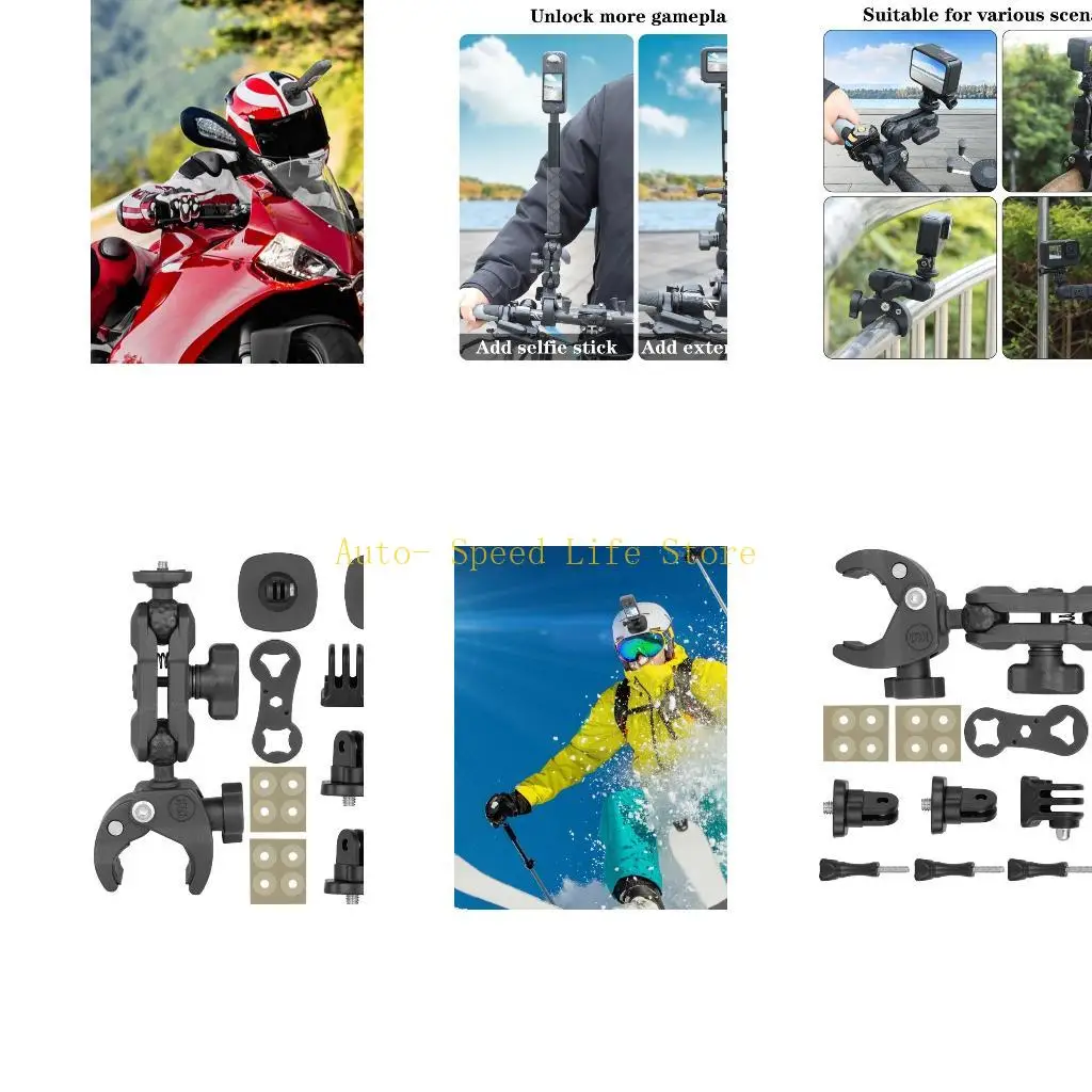 

02DA Безопасное крепление для экшн-камер Прочность и простота установки