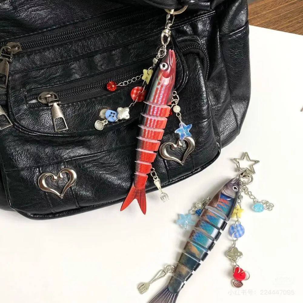 

Креативные брелки-рыбы ручной работы, милые ювелирные изделия, подвески для сумки, ремешок, брелок для мужчин и женщин, ювелирные изделия, подвеска для сумки для телефона, новинка