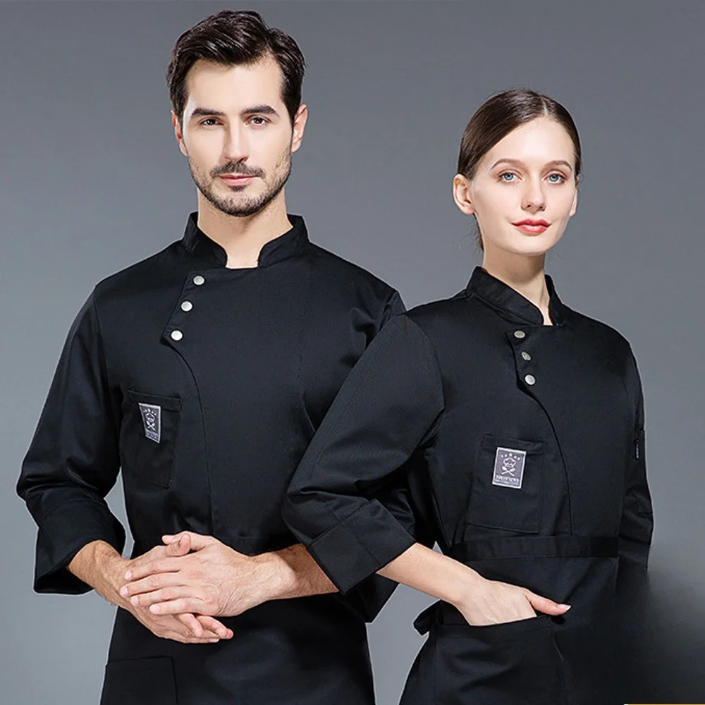 Cooking Costume Pizzaiolo Chef Uniform Restaurant Cook Jackets Bakery Cafe Waiter Waitress Working Clothes