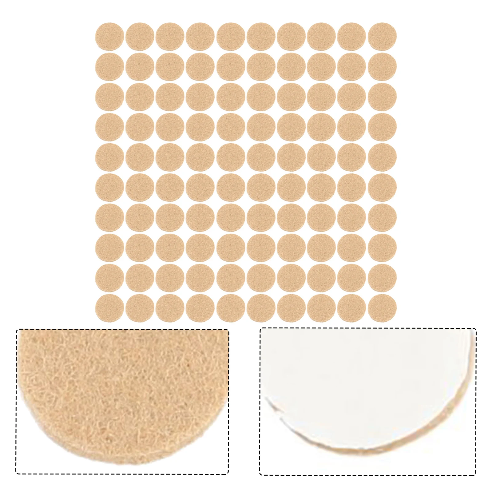 22mm Furniture Protection Felt Pads Multipurpose Felt Cushions Non-slip And Easy To Use Prevents Scratches And Damage
