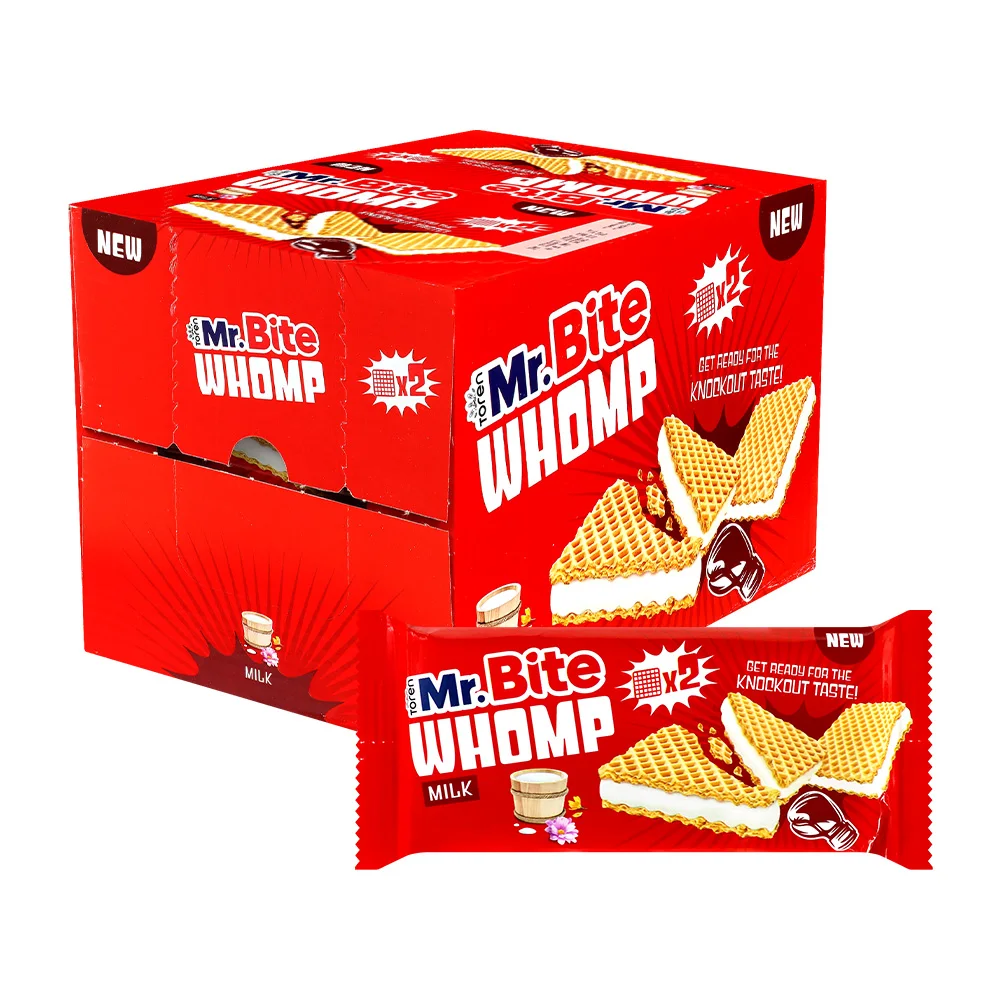Torens Mr.Bite Wormph Wafer de Leche 44g X 24 Unidades