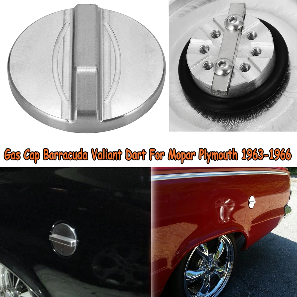 Tapa de gas Barracuda Valiant Dart para Mopar Plymouth 1963 1964 1965 1966 cuerpo A temprano