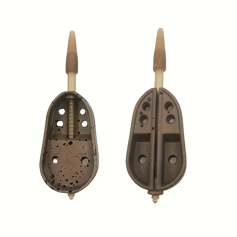 2pcs Method Feeder,Fishing Inline Feeder,Carp Fishing Feeder Device Set,Carp Accessories with ,30g,40g,50g