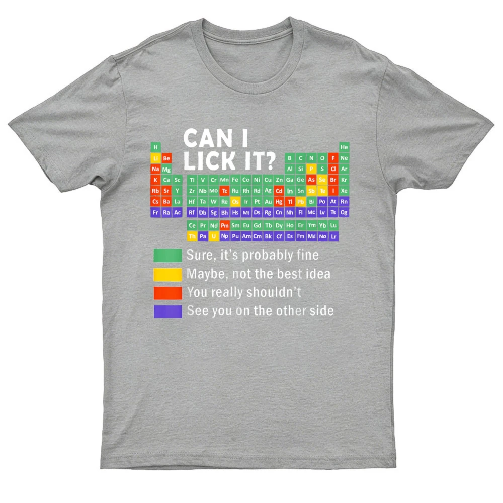 Fun Elements Periodensystem Farbcodemuster T-Shirt für Männer und Frauen, Chemie-Witz, Wissenschaftslehrer, Schüler-T-Shirt – Detail 5