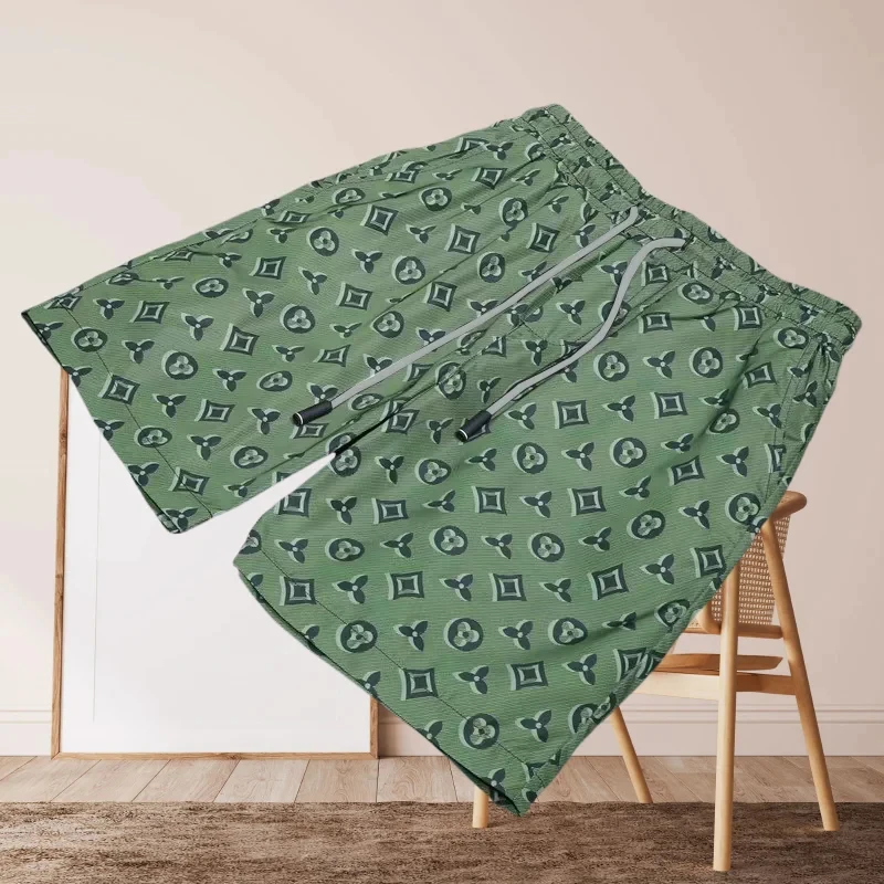 الراقية كامل على طباعة الأزياء الجرافيك الرجال التجفيف السريع الشارع عارضة السراويل مريح استرخاء صالح التدريب اللياقة البدنية السباحة موتو #4