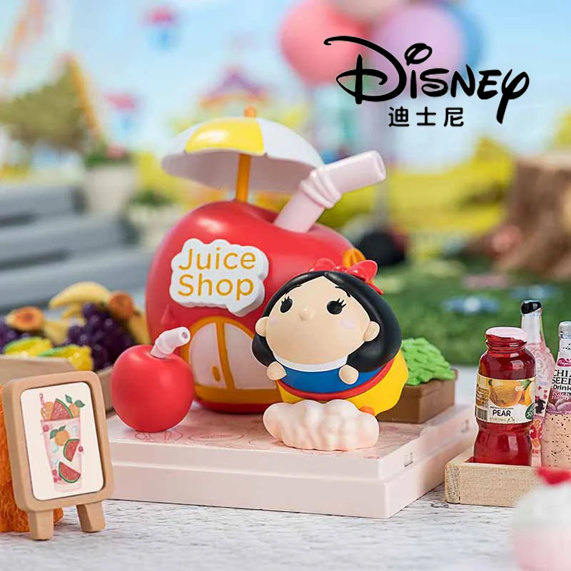 9pcs Disney Princess Tsumtsum Series Blind Box Princess Action Figure Belle Cinderella Snow White Jasmine Alice Decor Kids Gift