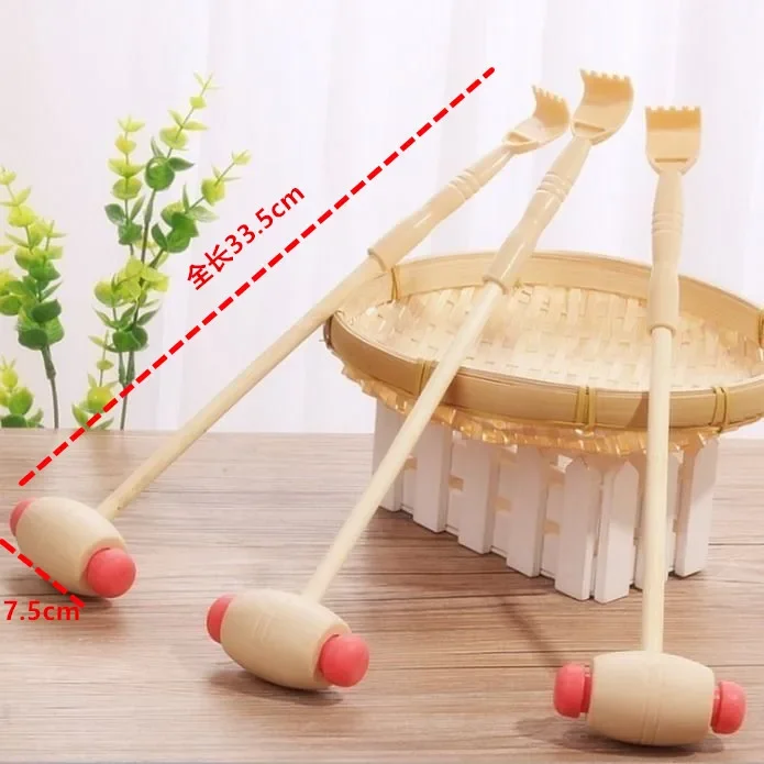 Don't ask for double head scratching massage hammer tapping amphibious massage massage stick stick