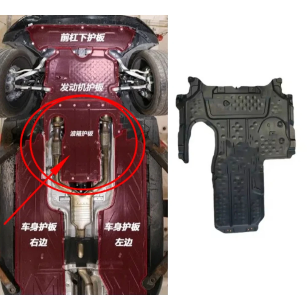 

REAR ENGINE COMPARTMENT BOTTOM COVER A2535240430 For Mercedes Benz X253 GLC GLC300 W253 C253 2016-2020