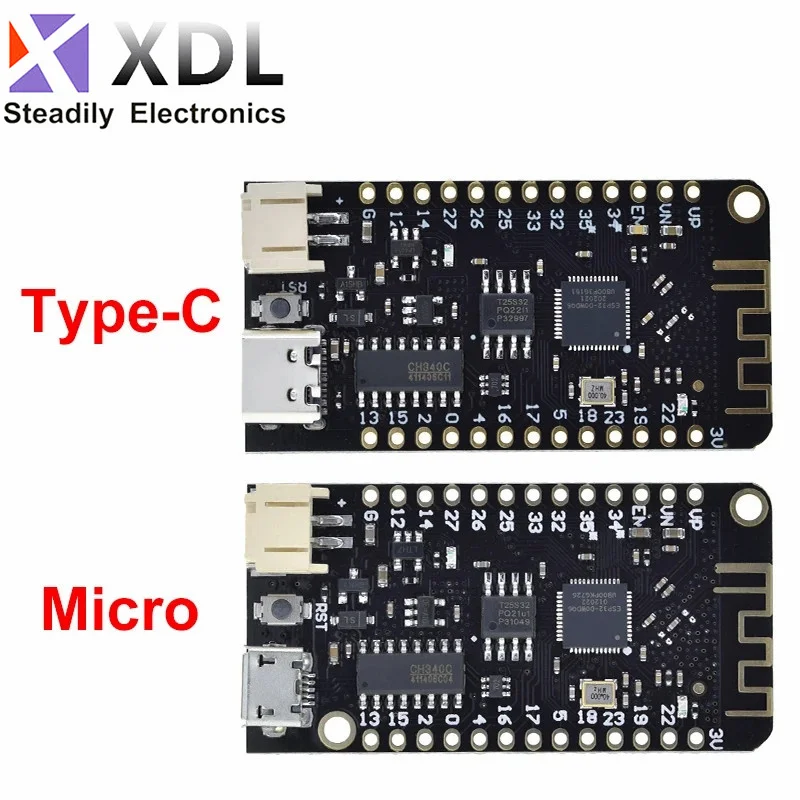 ESP32 Lite V1.0.0 Wifi Bluetooth Development Board ESP32 ESP-32 REV1 CH340G MicroPython 4MB Micro/TYPE-C USB For Arduino