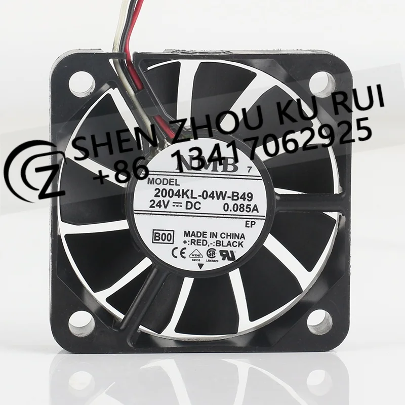 

Оригинальный ультратонкий вентилятор NMB 50X50X10MM, 3-проводной, 5V 24V 48V DC 12V 0.11A AC EC 5010, для проекторов, конвертеров, 2004KL-04W-B49, 5 см, охлаждающий вентилятор