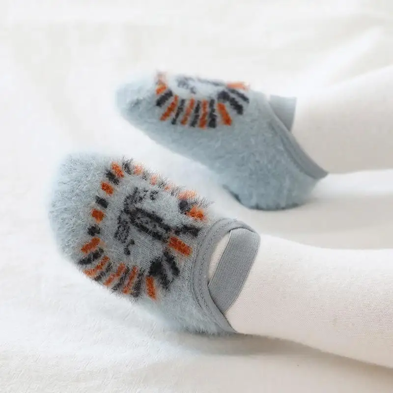 Baby Floor Socks with Anti Slip Belt Elastic Cute Cartoon Animal Sock Infants Newborn Girls Boys Toddler Christmas Socks 0-3Y