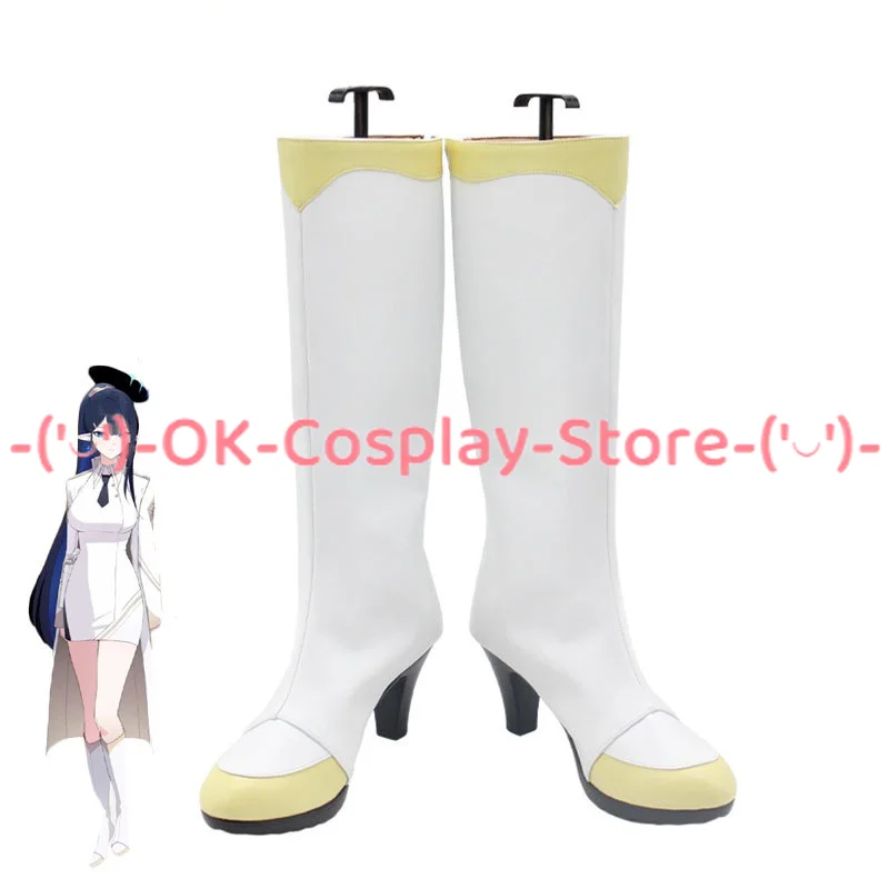 Nanagami Rin Cosplay Shoes Game Blue Archive Cosplay Props PU Leather Shoes Halloween Carnival Boots Custom Made