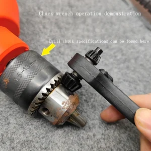Spezialschalter Chuck-Schlüssel, Arbeitssparung, 2-EM-1-Ratschen, schnelle Demontage, drei Schlüsselkiefer, Zubehör-Drill-Pistole, 1PC 8 Hauptverkaufsschalter Ertrinken - №3