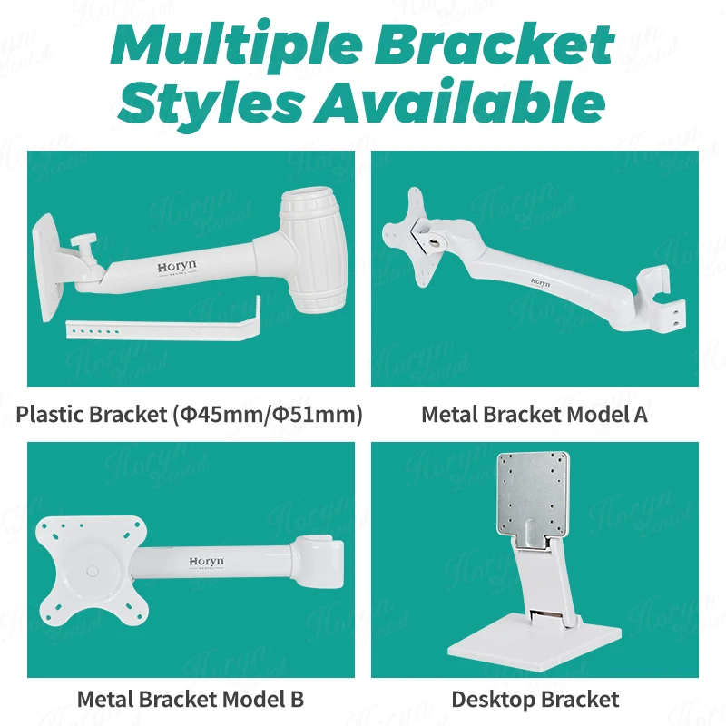 46mm /51mm den tal Chair Unit LCD moni tor Holder Arm Metal For Intraoral cam era Endoscope Bracket