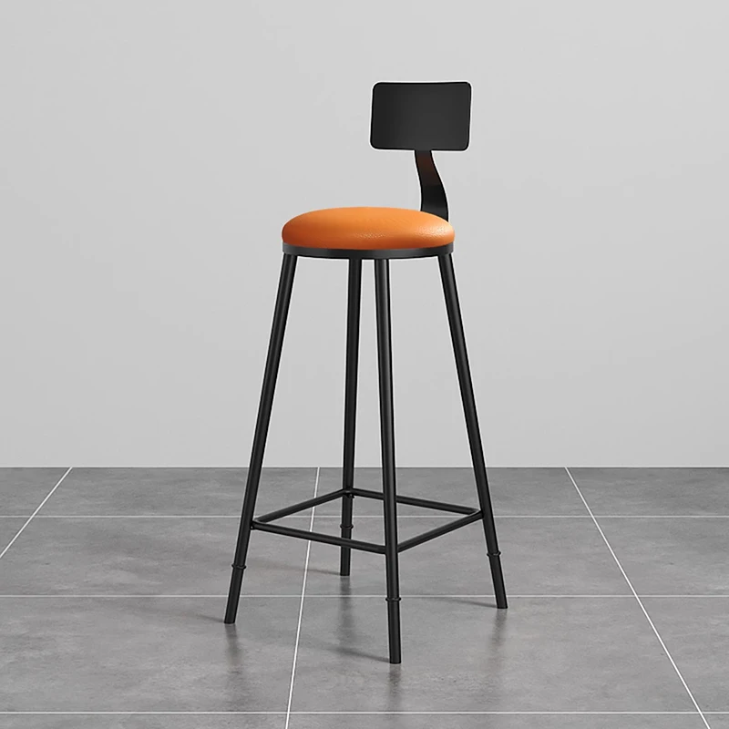 

Minimalist Unique Modern Bar Chairs Space Saving High Kitchen Stool Trendy Creative Banqueta De Cozinha Alta Bar Furniture