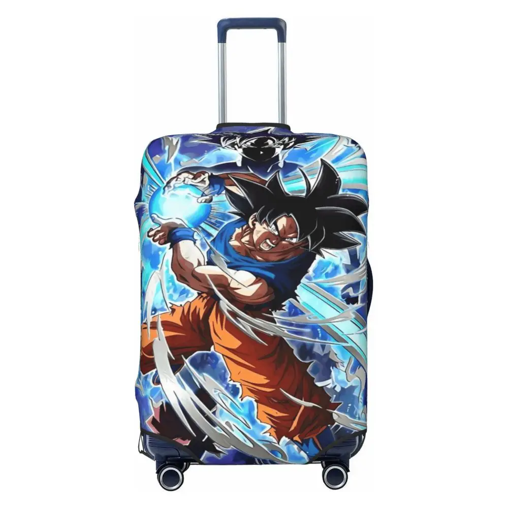 Housse de bagage de voyage personnalisée Dragons Ball Goku, housse de protection élastique pour valise à la mode, adaptée à 18 à 32 pouces