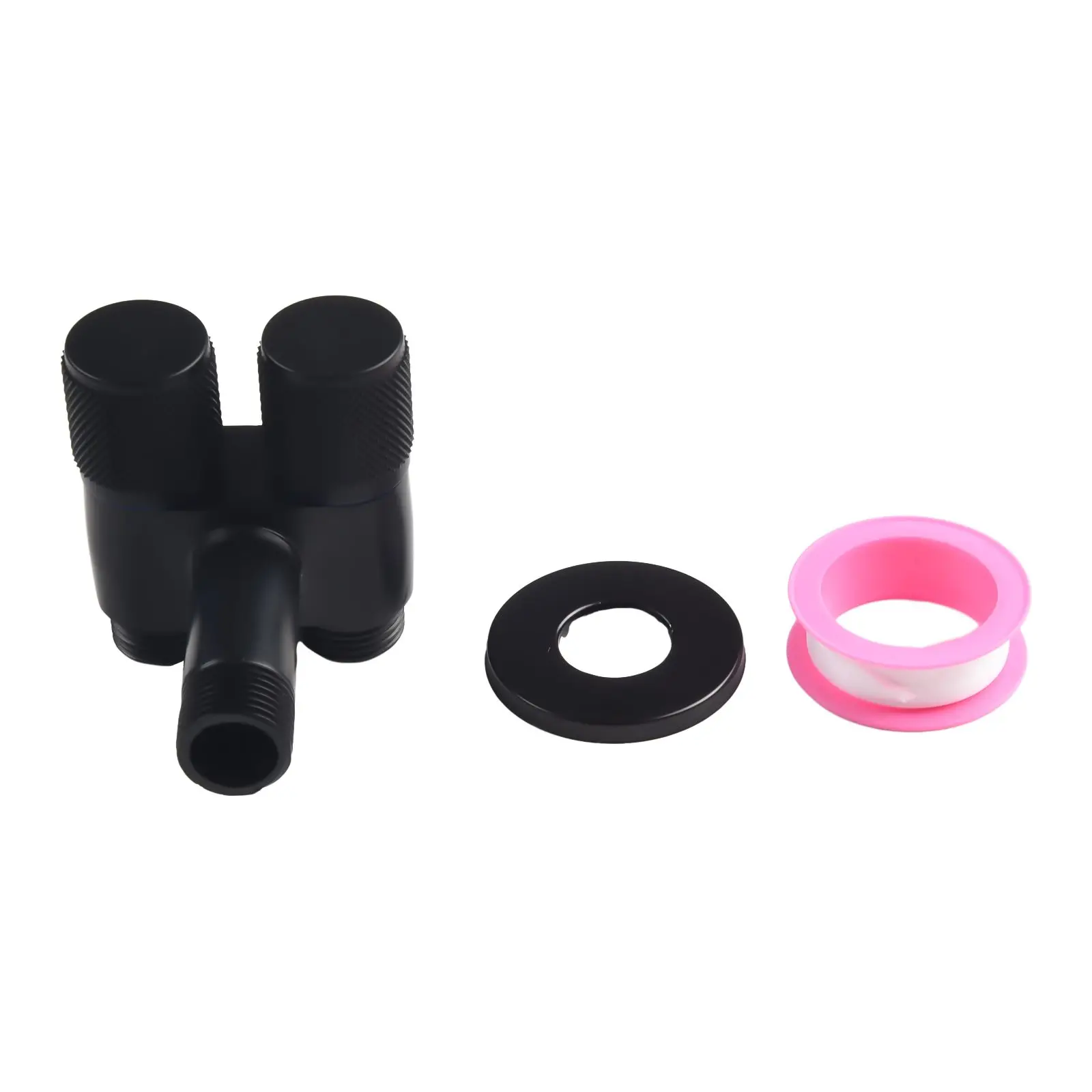 Practical Triangle Valve Toilet Bidet Sprayer Faucet Rotary Switch Double Control G1/2 Washing Machine Practical