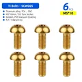 6pcs Gold