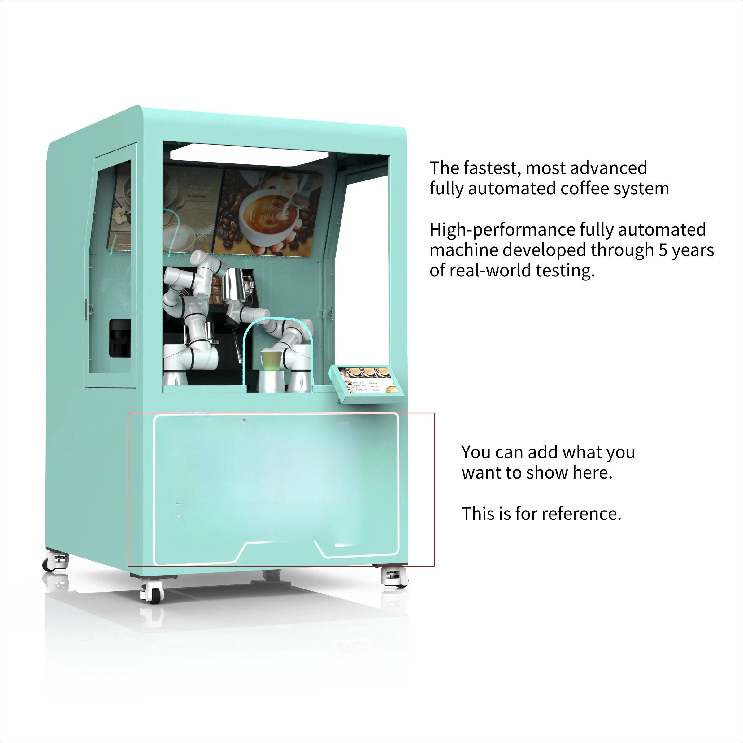 Robô automático exterior comercial do café de Barista da máquina de café para uso comercial