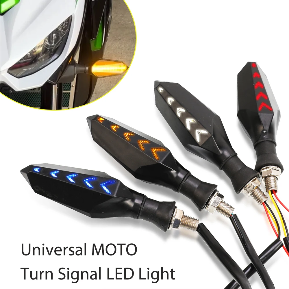 

For Yamaha YZF R1 YZF R6 YZFR6 YZF R125 YZFR15 R25 YZF R3 Universal Motorcycle LED Turn Signal Light 12v Waterproof LED Lights