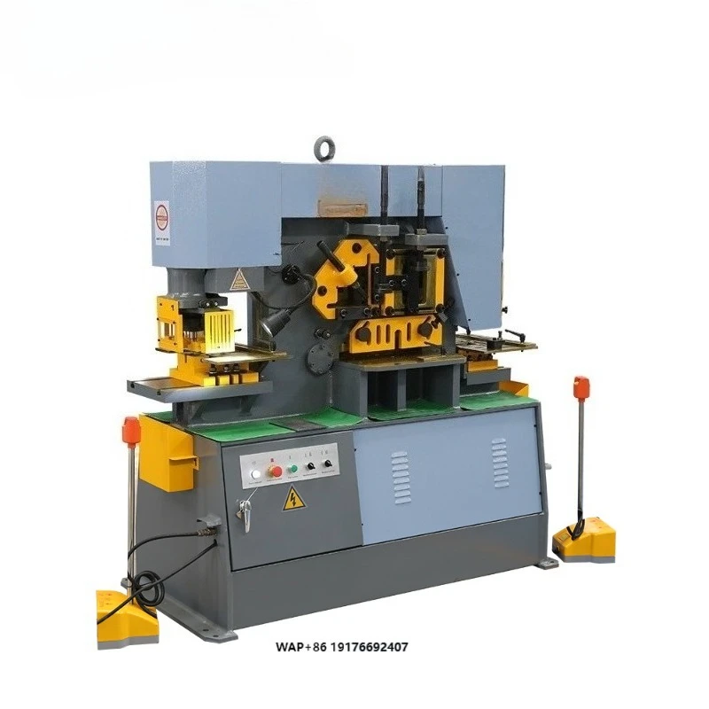 Heavy Duty Professional Hydraulic Iron Worker Punching Shearing Notching Bending Complete Workshop Metal Processing System
