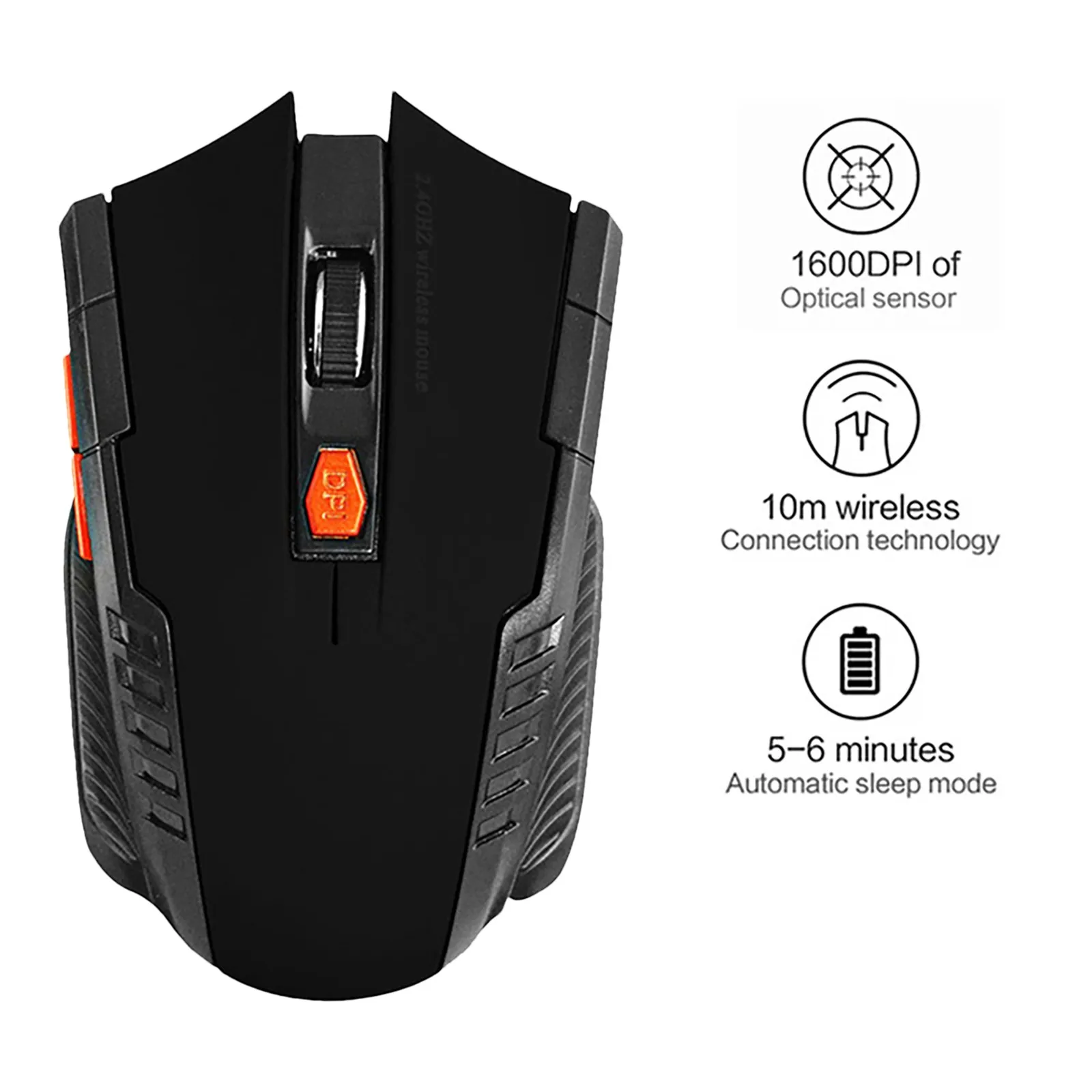 Office Intelligent Shortcut Wireless Support Gaming DPI Sleep Mouse 2.4GHz Adjustment Keys Mouse Office Laptop Accessories