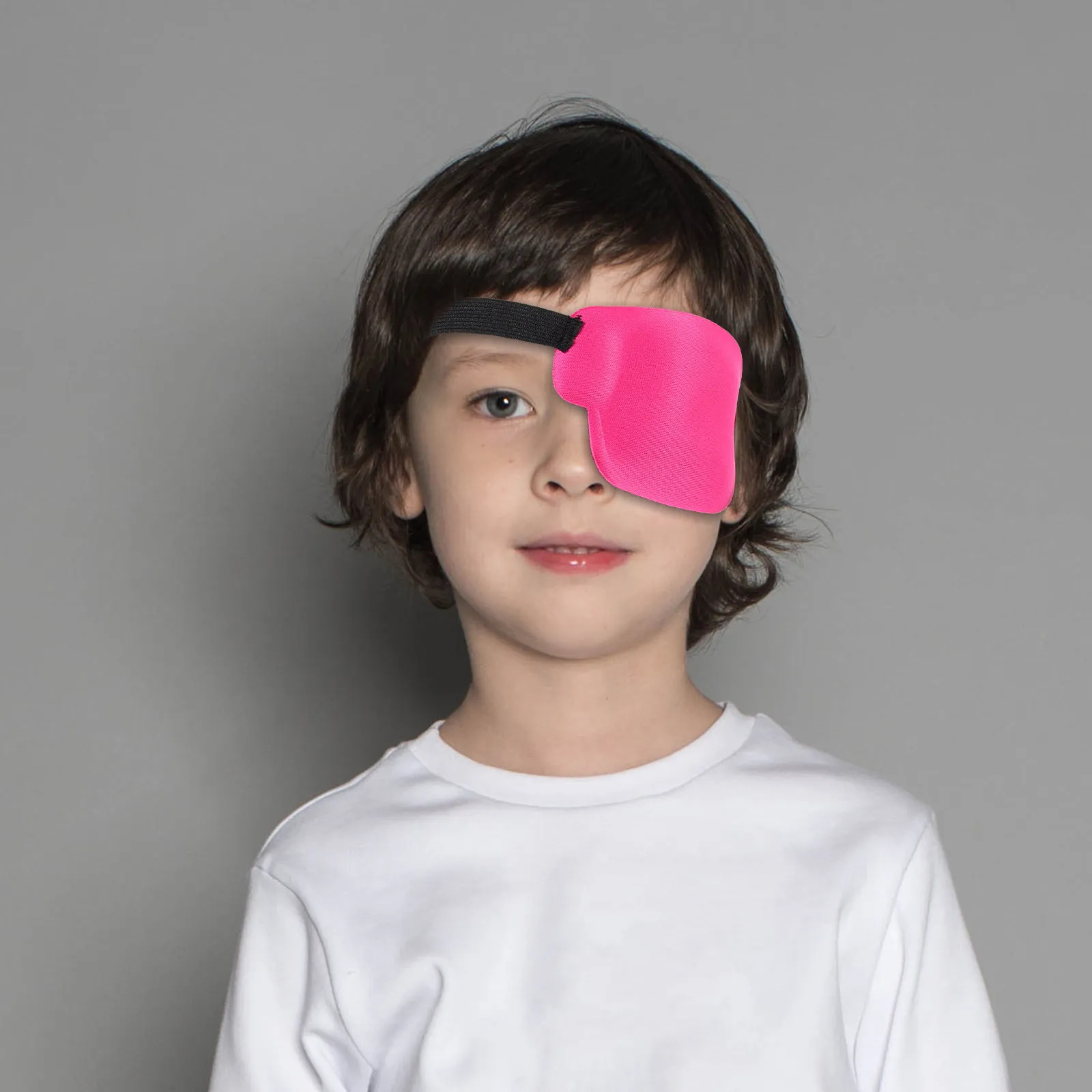 

5Pcs Comfortable Single Eye Patches for Amblyopia Correction Breathable Light Weight Elastic Strap Eye Protection Covers