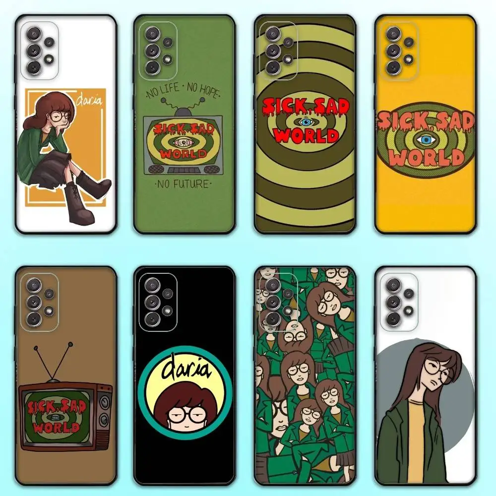 

Cool D-Daria Phone Case For Samsung S25,S24,S21,S22,S23,S30,Ultra,S20,Plus,Fe,Lite,Note,10,9,5G Black Cover