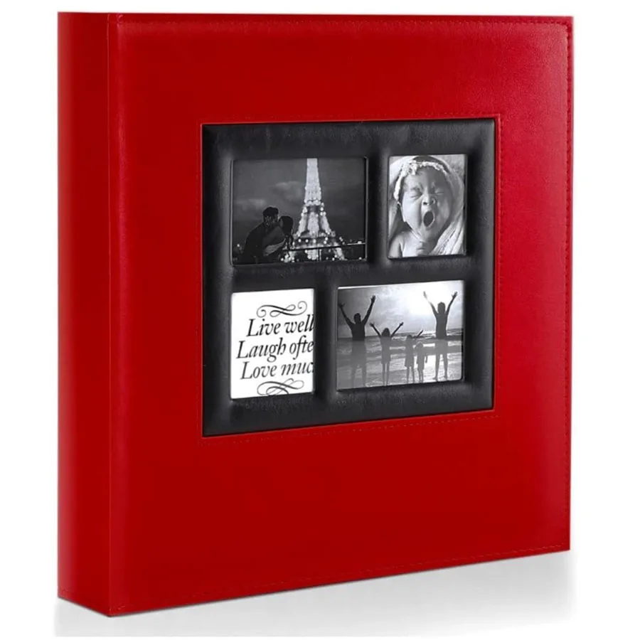Photo Album 4x6 500 Pockets Photo, Extra Large Capacity Family Wedding Picture Albums Holds 500 Horizontal and Vertical Photos