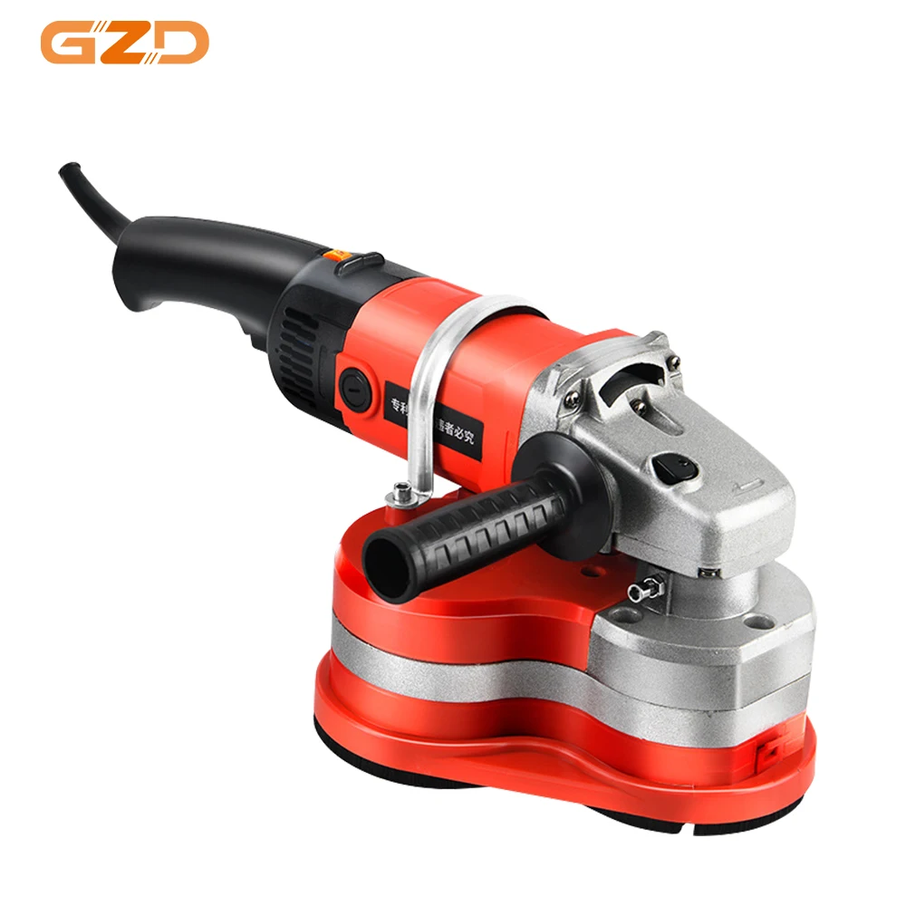

GZD Three Heads 220v Handheld Concrete Angle Grinder Portable Wall Polisher Concrete Wall Grinding Polishing Machine