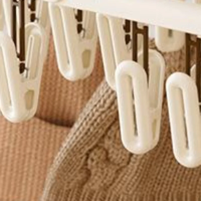 

Round Disc Multi-Clip Drying Rack Multi-Functional Household Baby Clothes Balcony Storage Rack For Underwear And Socks
