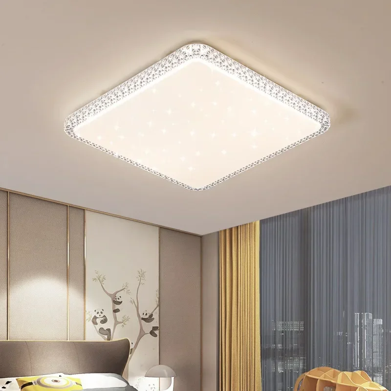 Imagem -04 - Moderna Lâmpada de Teto Led para Sala Estar Jantar Quarto Vestiário Luz Teto Lustre Casa Decorar Luminária Interior